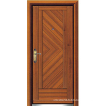 Porte blindée en bois d&#39;acier de style turc (LTK-D303)